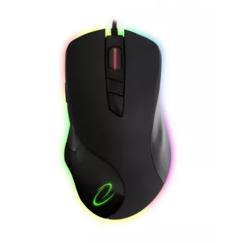 Optická herná myš ESPERANZA EM132 – 7 tlačidiel, 7200 DPI, RGB, pravácka, USB 2.0, 1,5 m kábel
