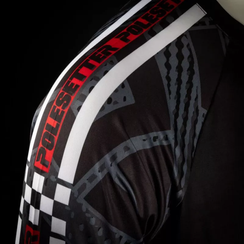 Polesetter ONE Simracing dres červená – L