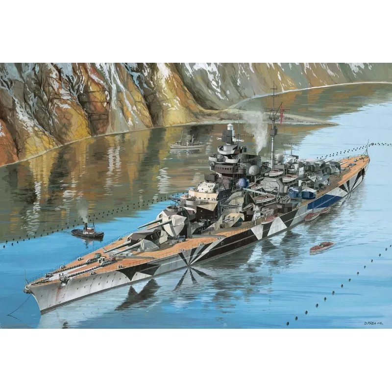 Plastový model lode REVELL Tirpitz mierka 1:350