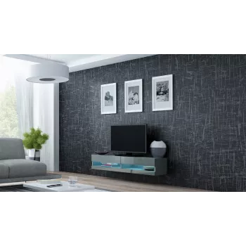 Cama TV stojan VIGO new 30/140/40 sivá/sivá lesklá