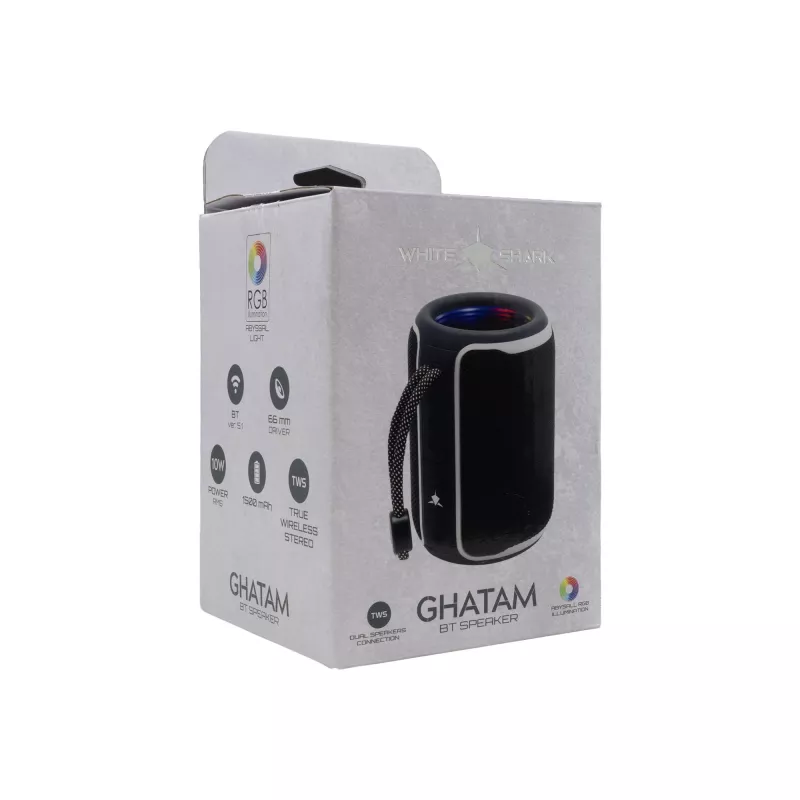 White Shark GBT-3007 Ghatam čierna/biela
