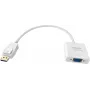 Video kábel adaptér Vision TC-DPVGA 0,22 m VGA DisplayPort biely