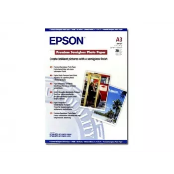 Epson Premium Semigloss fotopapier, DIN A3, 251 g/m², 20 listov
