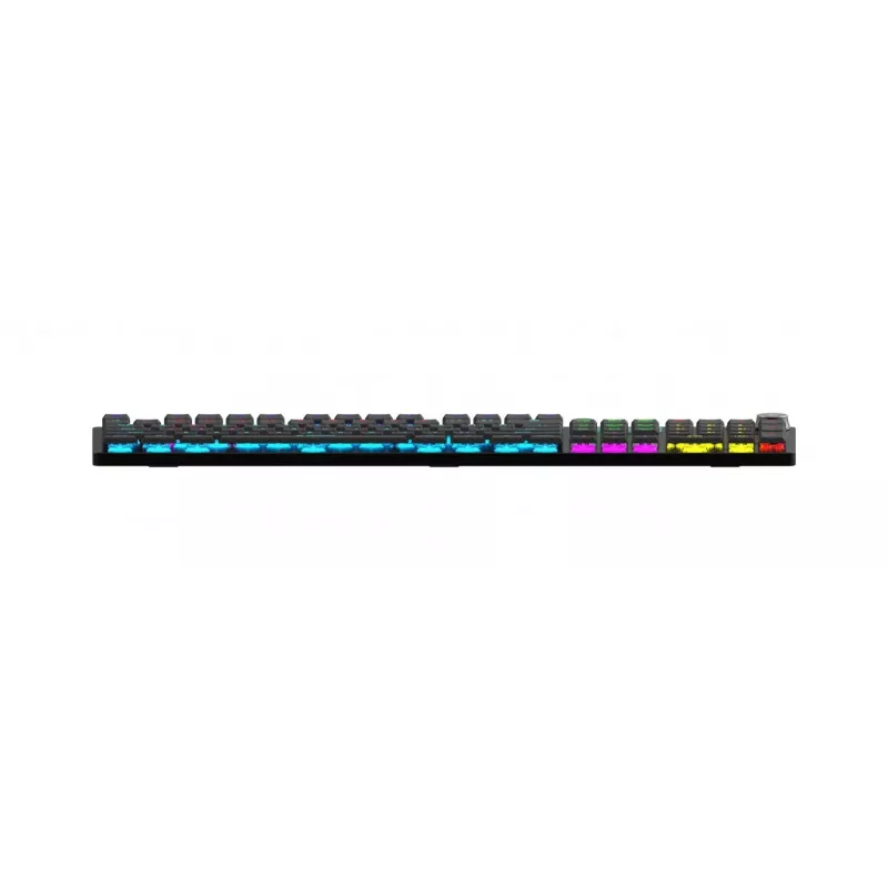 iBOX Aurora K-6 IKGMK6 mechanická nízkoprofilová herná klávesnica, drôtová + RF bezdrôtová + Bluetooth, spínače KRGD Red, LED podsvietenie, QWERTY anglická, čierna