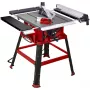 Einhell TC-TS 2225 U stolová píla, 1800 W, kotúč 254 mm, hĺbka rezu 80 mm, červená