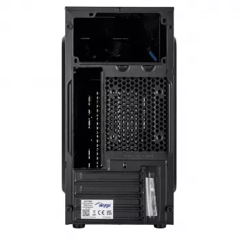 Akyga AK19BK Micro-Tower PC skriňa, Micro-ATX / Mini-ITX, USB-C + USB 3.0 + 2x USB 2.0, bez napájacieho zdroja, čierna