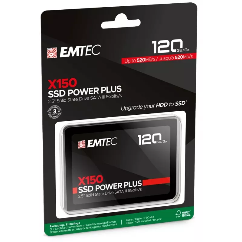 SSD disk Emtec X150 Power Plus 120 GB 2,5 inch Serial ATA III