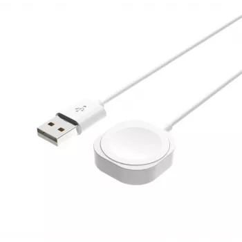 Nabíjací kábel FIXED FIXDW-AW pre Apple Watch, USB-A na magnetickú nabíjačku, 1 m