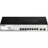 D-Link DGS-1210-10P Managed L2 Gigabit Ethernet (10/100/1000) Power over Ethernet (PoE) 1U čierny