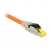 Káblový konektor RJ45 DeLOCK 86485 čierny strieborný transparentný žltý