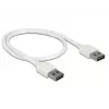 USB kábel USB 2.0 DeLOCK 85192 0,5m biely