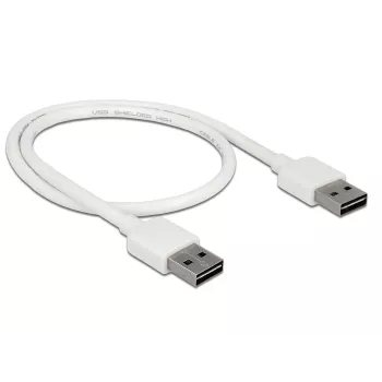USB kábel USB 2.0 DeLOCK 85192 0,5m biely