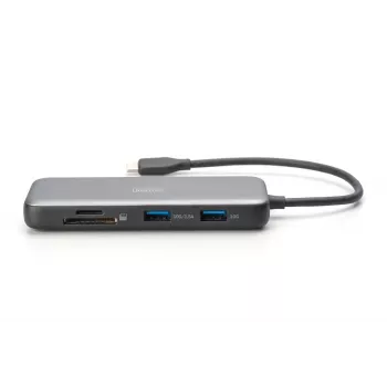 USB-C dokovacia stanica Digitus DA-70915 8-násobná 100W Power Delivery