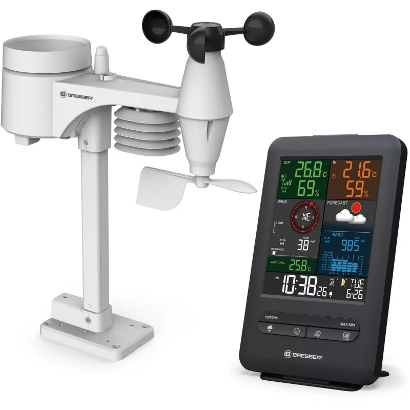 Digitálna meteorologická stanica Bresser Optics 7002525 teplomer interiérový/exteriérový