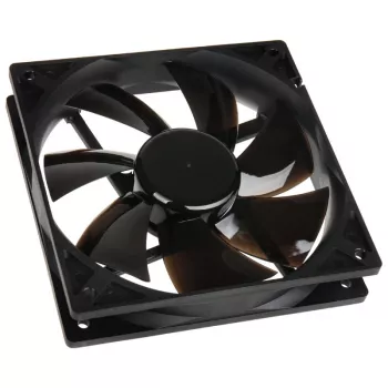 Skriňový ventilátor NoiseBlocker BlackSilentPro PL1 120 mm, 900 ot/min, 11 dB, 68 m³/h, 4,5 V, čierny