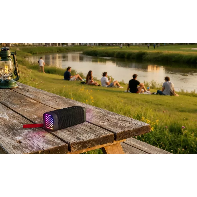 2.1 prenosný reproduktorový systém Philips TAS2000B/00 čierna, 10 W RMS, 4,8 cm menič, Bluetooth, IPX5