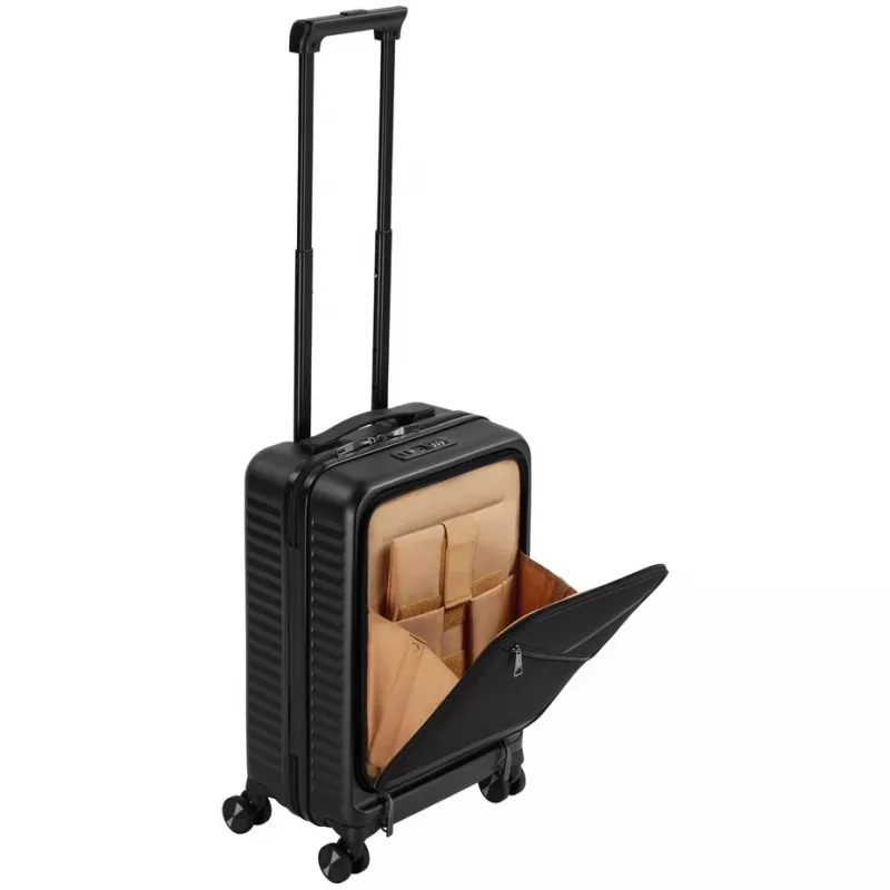 Príručný kufor Rivacase Clark ECO 8181 — kompaktný príručný kufor, čierny