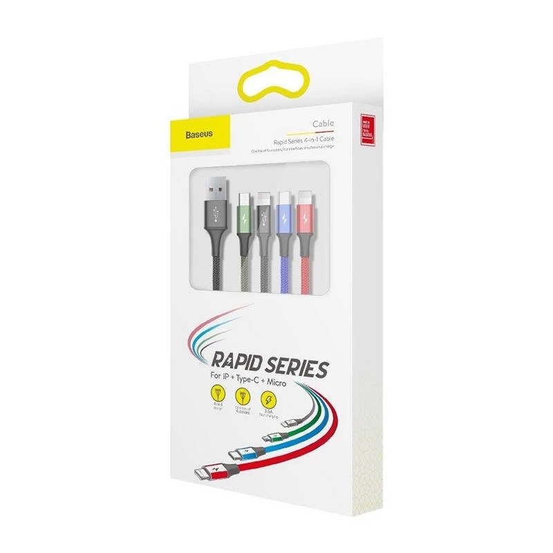 Mobilný telefónny kábel Baseus KB2L435A12BK