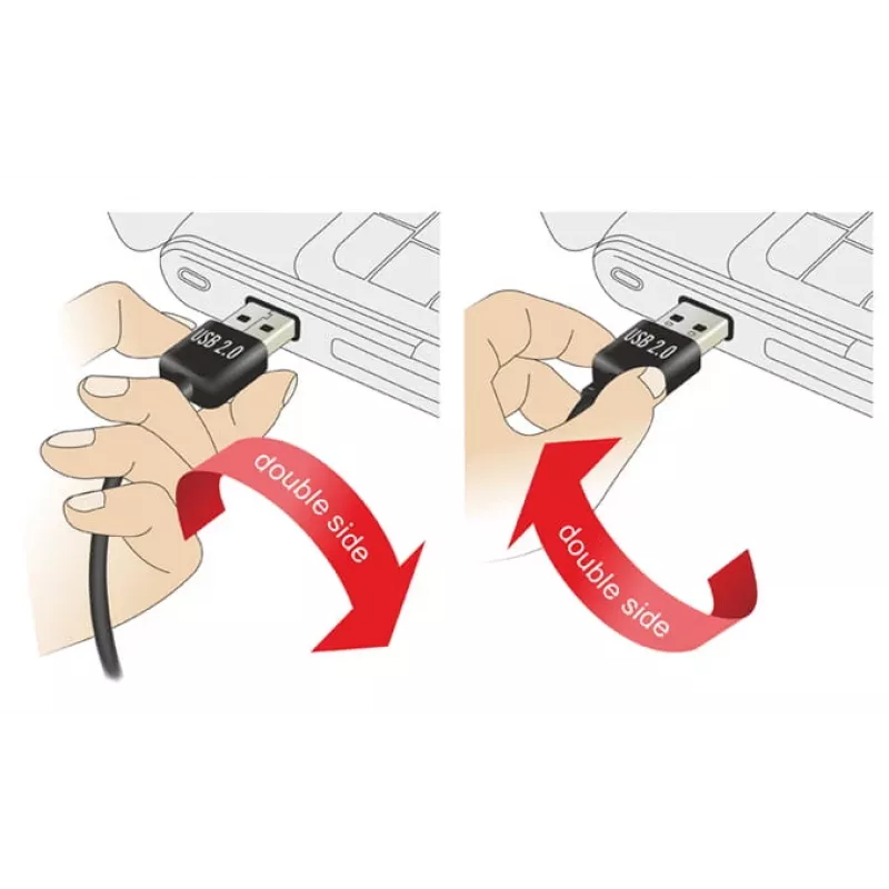 USB kábel DeLOCK 5m USB 2.0 A - Mini-USB samec/samec