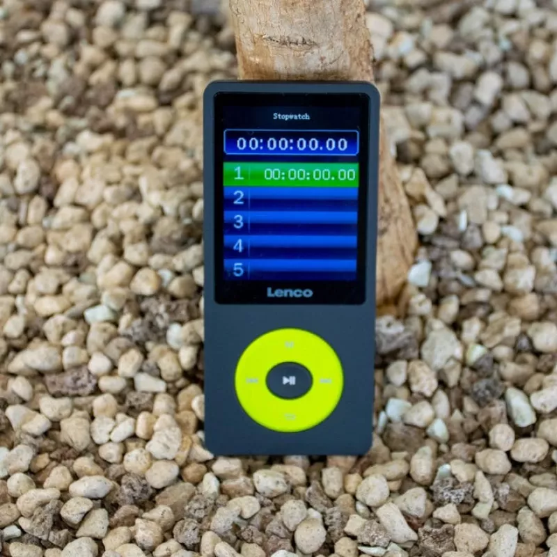MP3 prehrávač Lenco Xemio-860GN 8 GB čierny/limetkovozelený LCD 18h prehrávanie