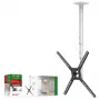 Barkan 3500 stropný držiak na TV, plne polohovateľný, 13-65", 40 kg, biely