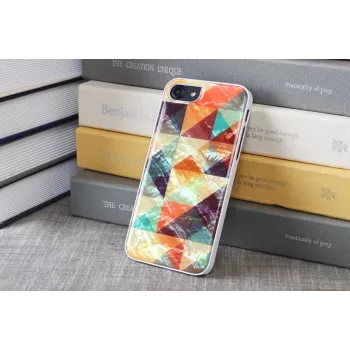 Ochranné puzdro iKins pre Apple iPhone 8/7 — mozaika biela