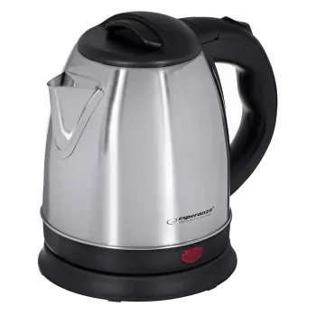 Rýchlovarná kanvica ESPERANZA 1,0 L nerez a plast, 1350 W, bezšnúrová, automatické vypnutie