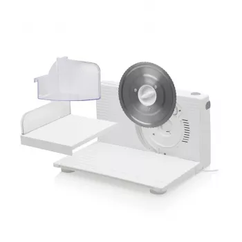 Elektrický univerzálny krájač Tristar EM-2098 150 W biela hrúbka rezu 1,5 cm