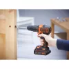 Akumulátorový príklepový vŕtací skrutkovač BLACK+DECKER BCKSB04