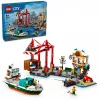 LEGO CITY 60422 Prístav pri mori s nákladnou loďou