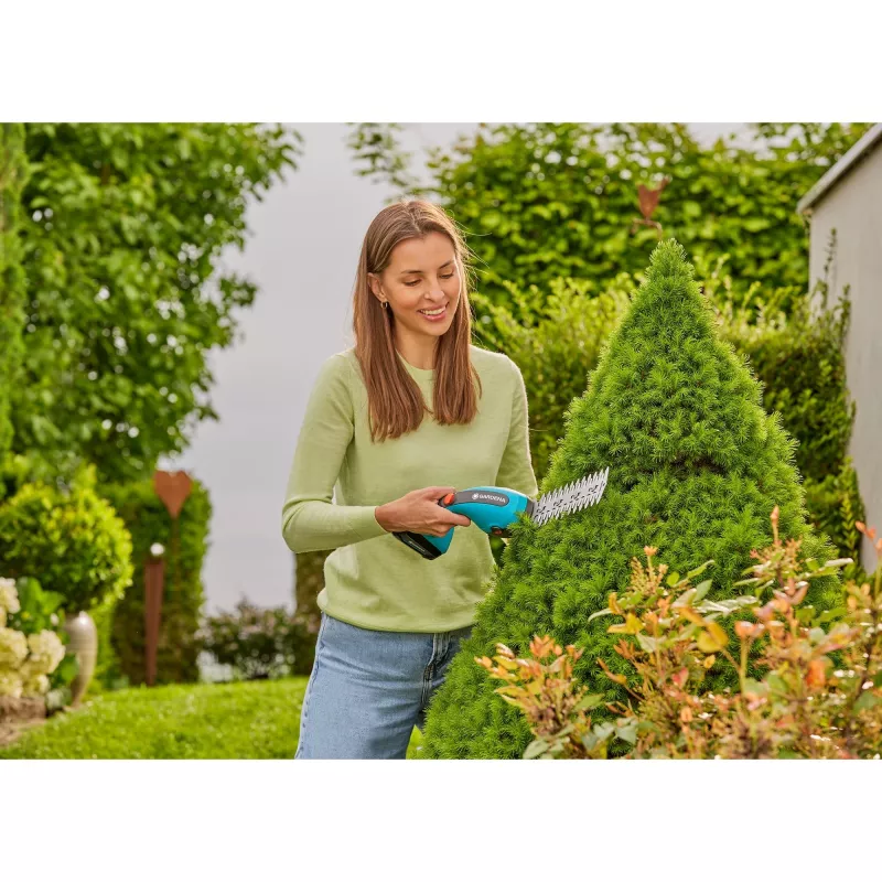 Akumulátorové nožnice na trávu Gardena 14750-30 8 cm 18 V čierna zelená