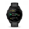 Inteligentné hodinky GPS Garmin Forerunner 165 43 mm, 1,2" AMOLED 390 x 390, dotyková obrazovka, 4 GB, silikónový remienok čierny/bridlicovo sivý