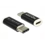 Delock - USB adaptér - 24 Pin USB-C (M) na Micro-USB Type-B (F) - USB 3.1 - čierny (65678)