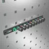 Sada nástrčných kľúčov Wera 1/2 inch magnetická lišta 9-dielna pre rázový uťahovák