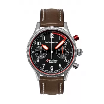 Náramkové hodinky Bauhaus Aviation Eurofighter 25762 41 mm puzdro z ušľachtilej ocele mechanické/quartz neuvedené