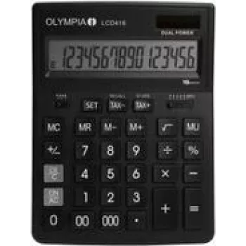 OLYMPIA LCD-416 stolná kalkulačka čierna (4676)