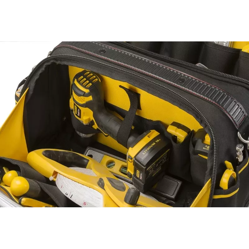 Taška na náradie STANLEY FATMAX Multi Access FMST1-73607, polyester, 430 × 280 × 300 mm, 2 rukoväte, ramenný popruh