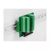 DeLOCK D-Sub HD 44-polový konektor samica na svorkovnicu pre lištu DIN 84mm x 86mm x 30mm