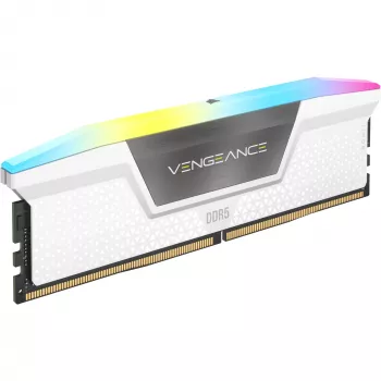 DIMM 32 GB DDR5-6400 (2x 16 GB) Dual-Kit, pamäť biela, CMH32GX5M2B6400C32W, Vengeance RGB, INTEL XMP