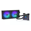 ENDORFY Navis F240 ARGB procesorový all-in-one kvapalinový chladič 24 cm čierny 1 kus