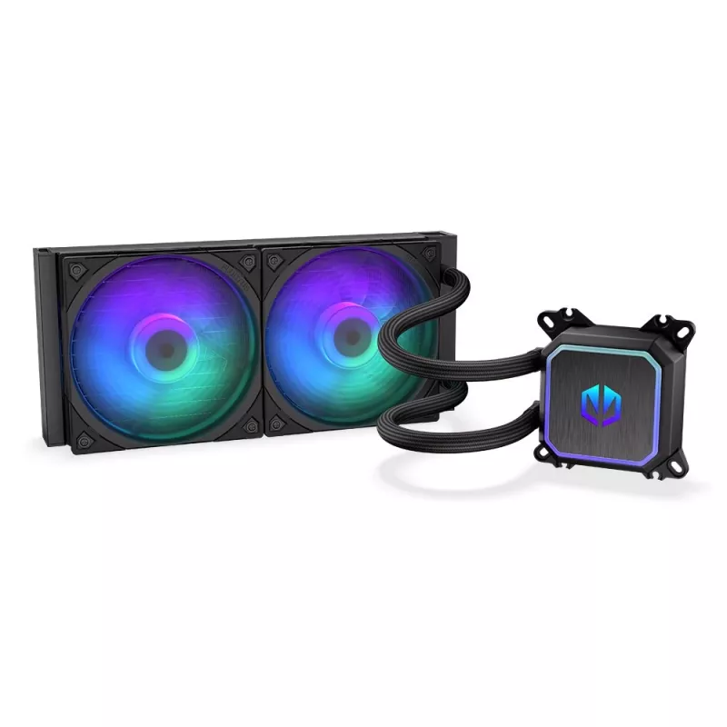 ENDORFY Navis F240 ARGB procesorový all-in-one kvapalinový chladič 24 cm čierny 1 kus