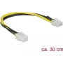 Interný napájací kábel DeLOCK 85535 0,3 m PCI-E 6-pin na 8-pin