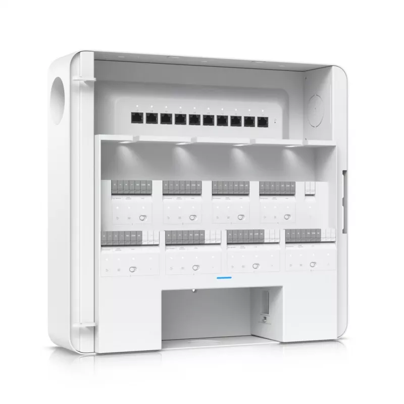 Ubiquiti Enterprise Access Hub bezpečnostný dverový kontrolér skriňa 8 dverí Ethernet