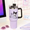 Paladone Hello Kitty Kuromi 900ml izolovaný pohár so slamkou