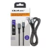 Qoltec kábel USB 2.0 Type-C na USB 2.0 Type-C 100W QC 3.0 PD 1m čierny