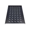 Racková podlaha Extralink 1U 750 mm čierna pre skrine s hĺbkou 1000 mm