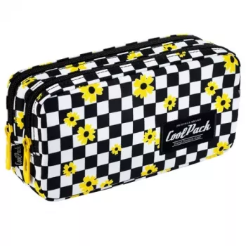 Puzdro na perá CoolPack Primo CHESS FLOW F105745 kompaktný dizajn odolný materiál