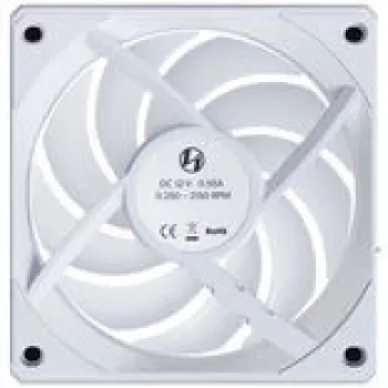 120mm bezdrôtový reverse PC ventilátor Lian Li UNI FAN CL, biely, model 12RCL1W3W