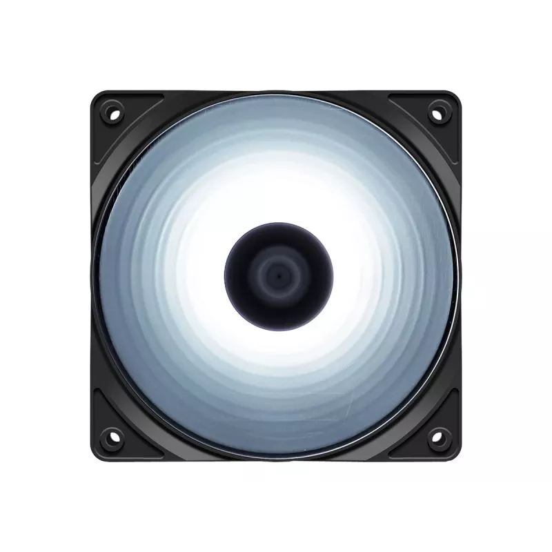 120 mm ventilátor DeepCool RF120W — 1300 ot/min, 1,32 mmH2O, priesvitne čierny