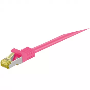 Sieťový kábel Goobay 91587 purpurový 1 m Cat7 S/FTP